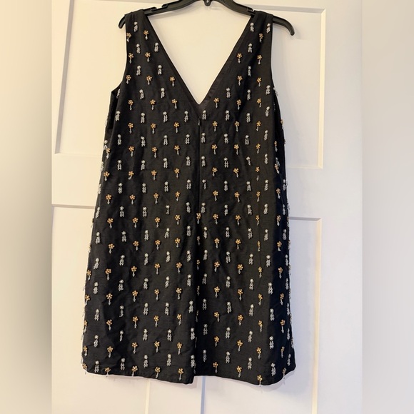 New Sani Payal Embellished Shift Mini Dress in color Black Diamond - Picture 13 of 13